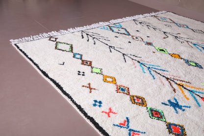 Custom Moroccan Azilal rug , Colorful berber carpet