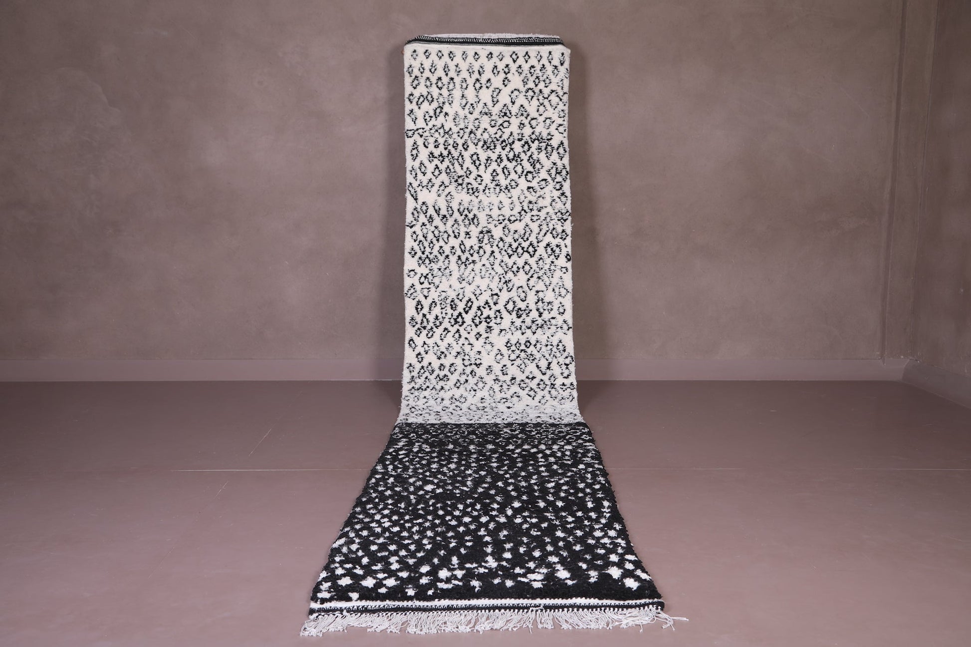 Entryway Moroccan rug, custom runner berber carpet