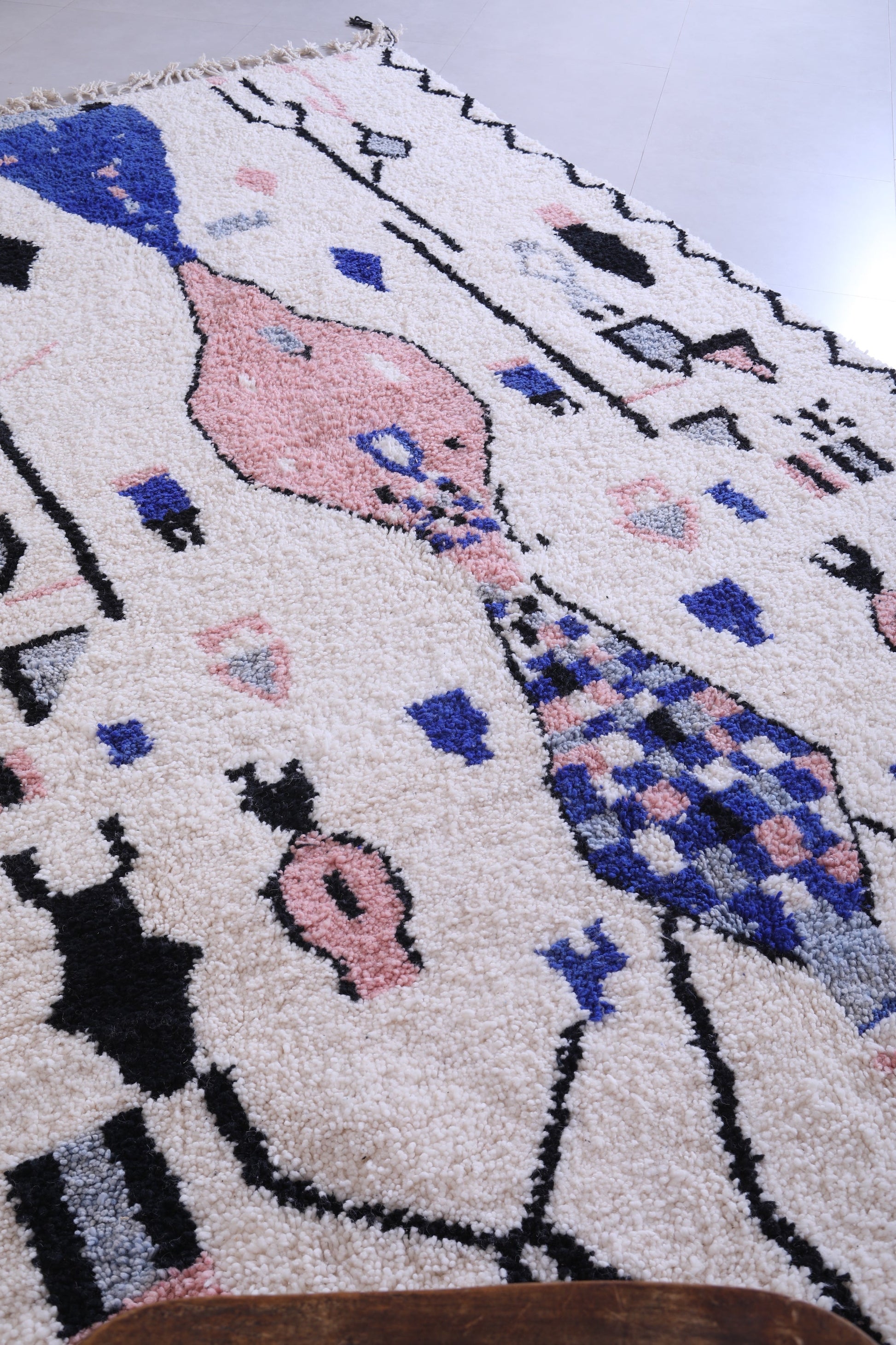 Colorful Moroccan carpet - Custom handmade rug shag