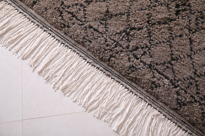 Custom Moroccan rug, Gray berber handmade carpet