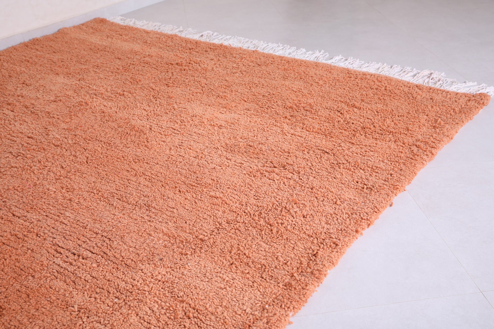 Custom all wool rug , Moroccan orange carpet