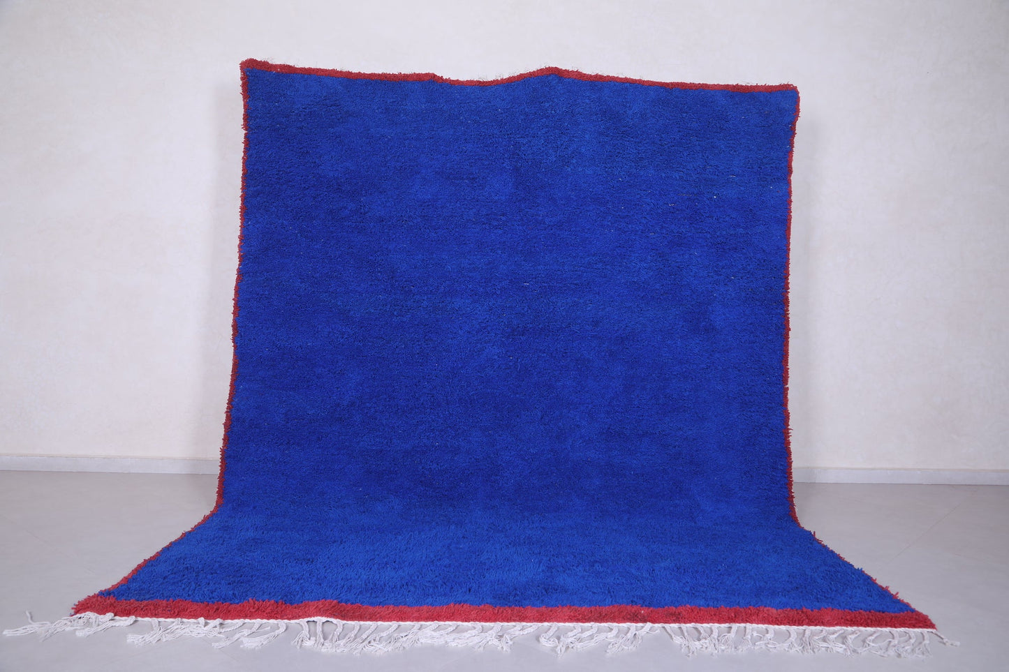 Berber handmade rug - Custom moroccan blue carpet