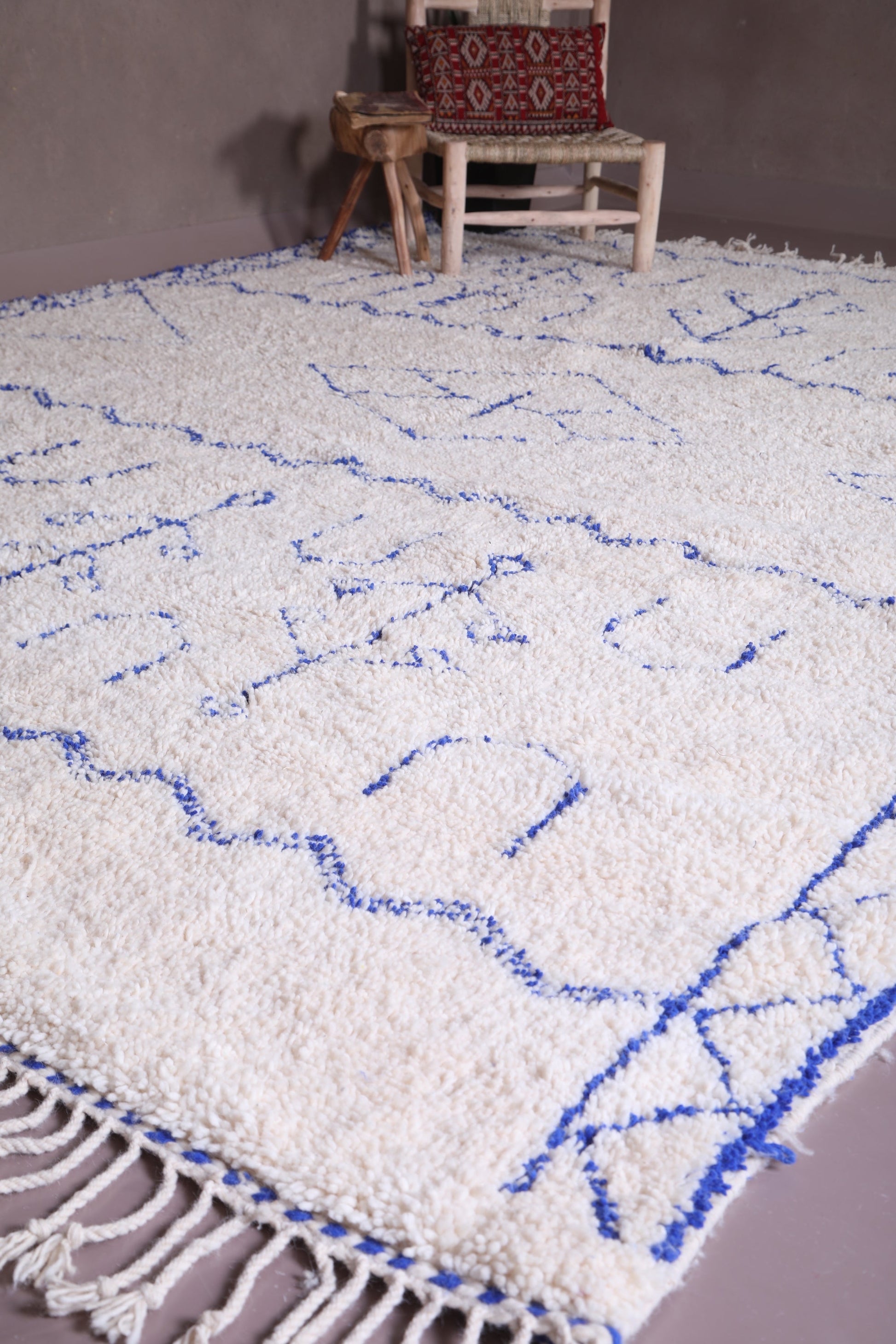 Custom moroccan berber rug, Handmade beni ourain carpet
