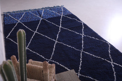 Custom moroccan rug Blue, hand knotted moroccan rug