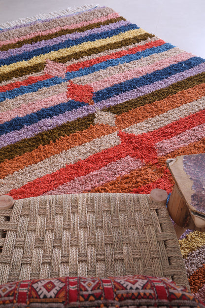 Moroccan handmade berber rug , Custom colorful carpet