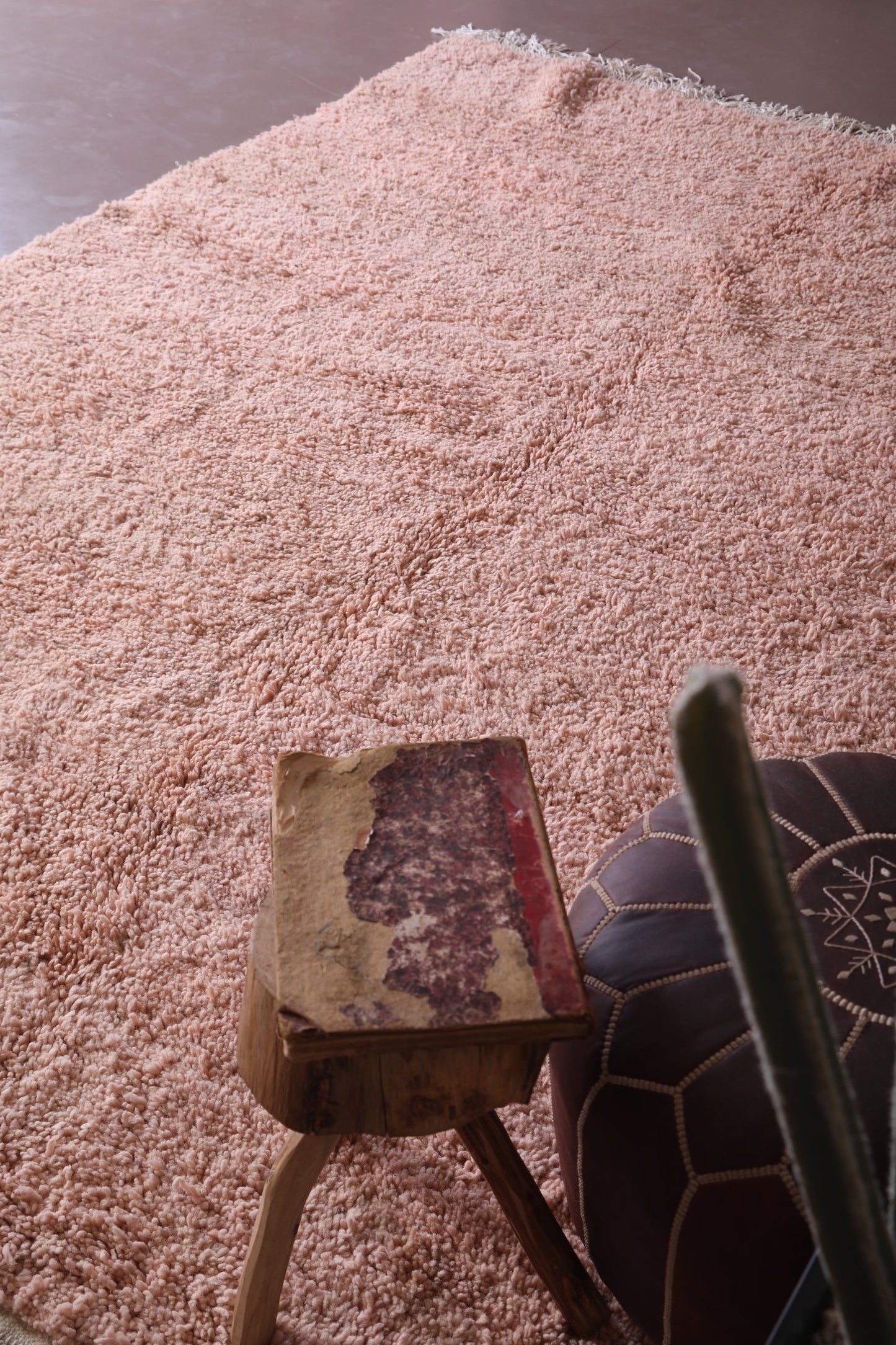 Custom Moroccan rug, handmade berber pink carpet
