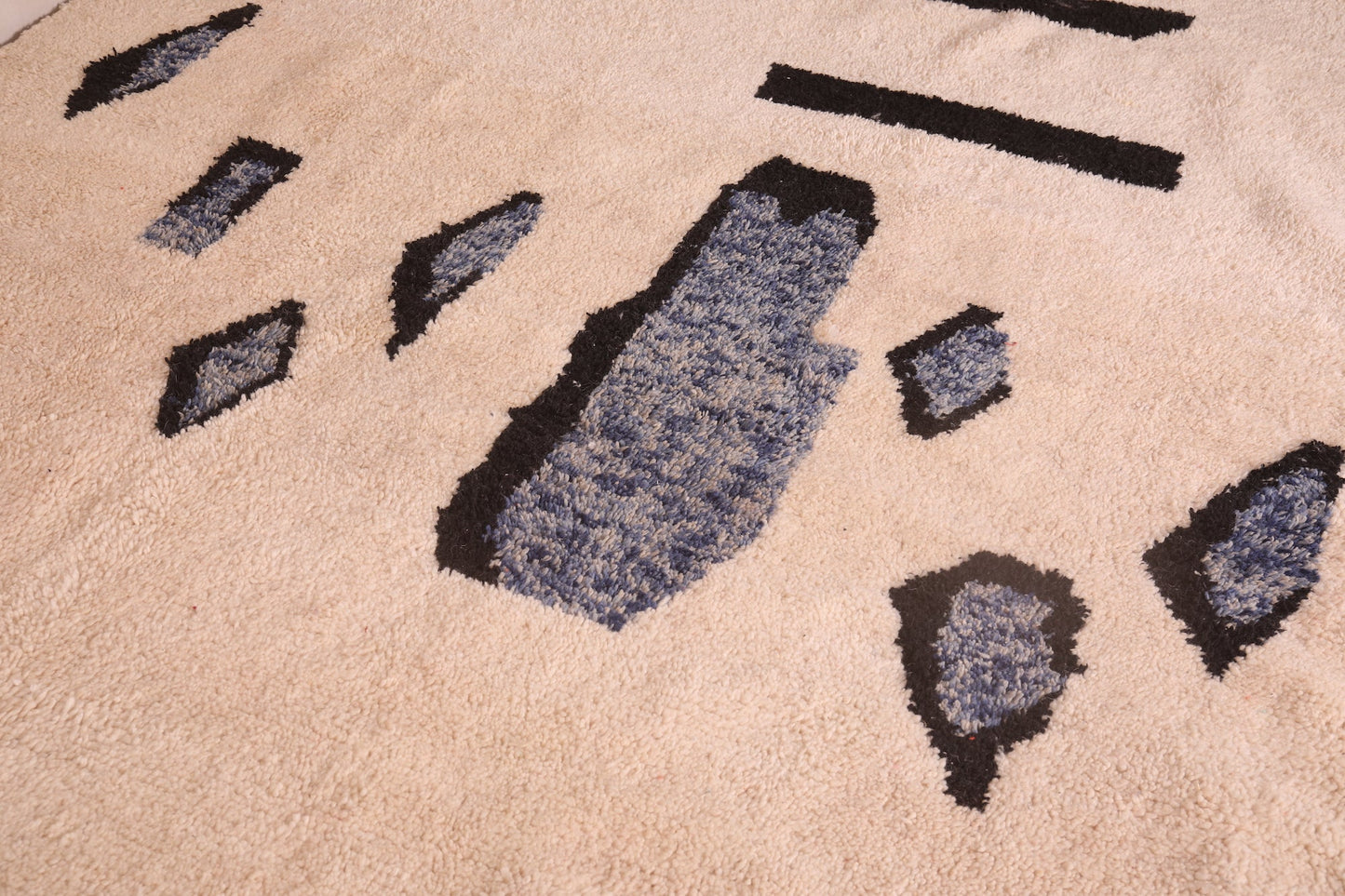 Custom beni ourain rug, all wool moroccan berber carpet