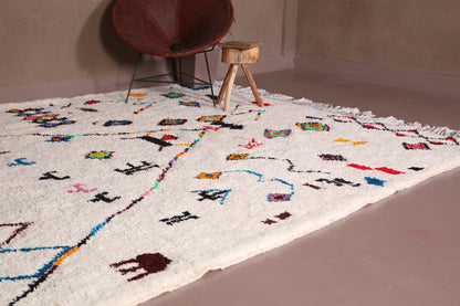 Custom handmade moroccan rug, Azilal colorful carpet