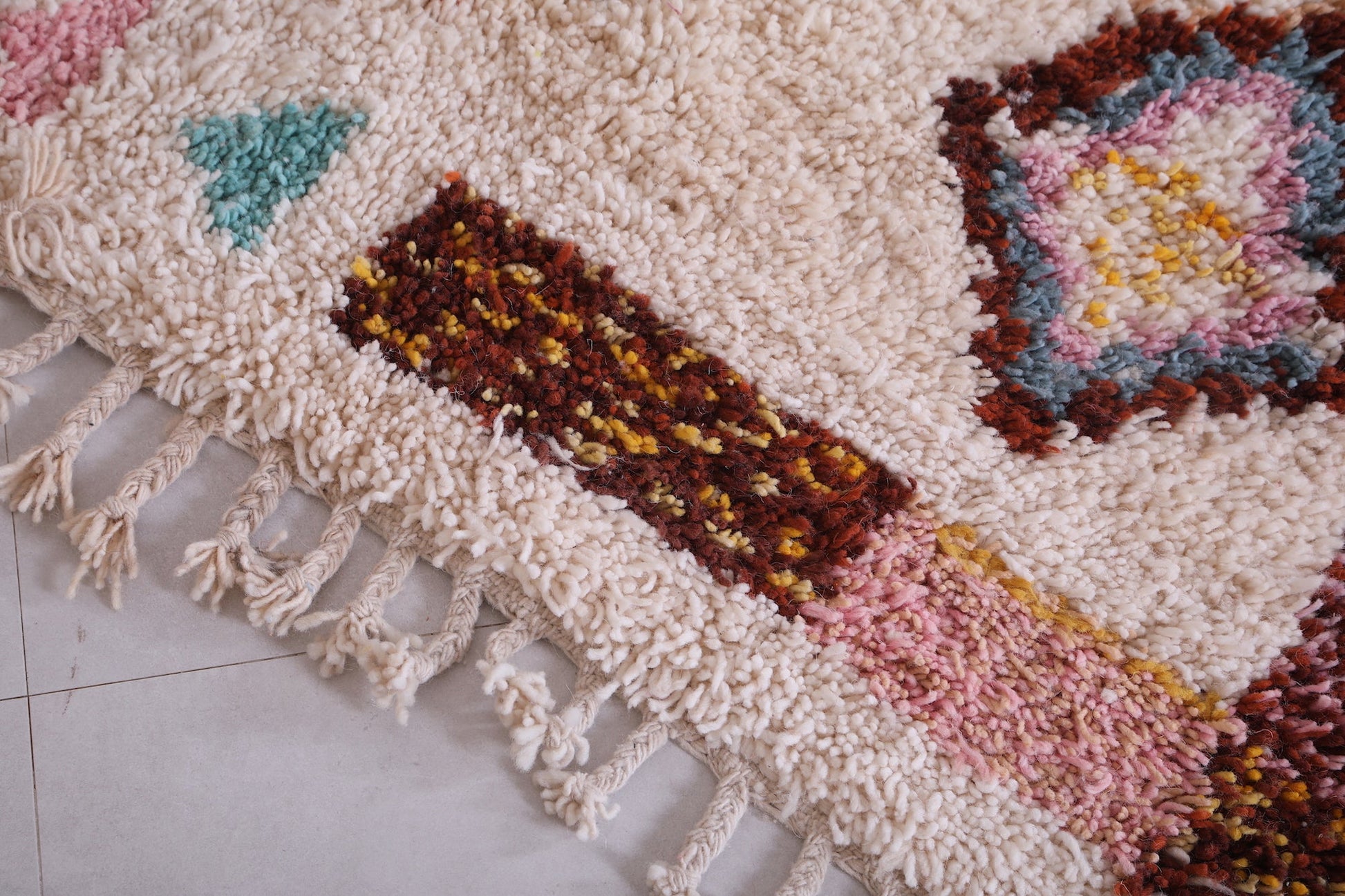 Custom handmade Azilal rug, Moroccan berber carpet