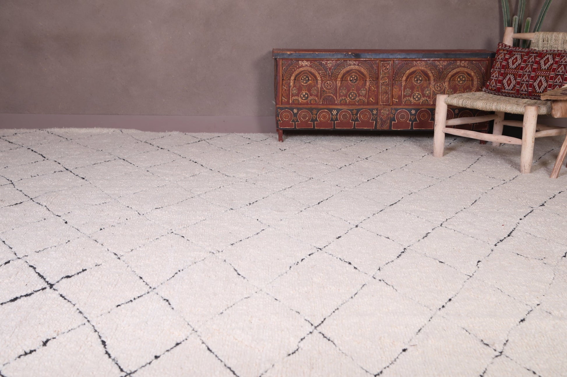 Custom all wool berber rug, Moroccan handmade carpet