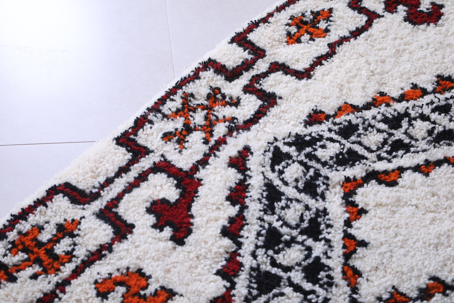 Custom Moroccan rug, Beni ourain handmade carpet