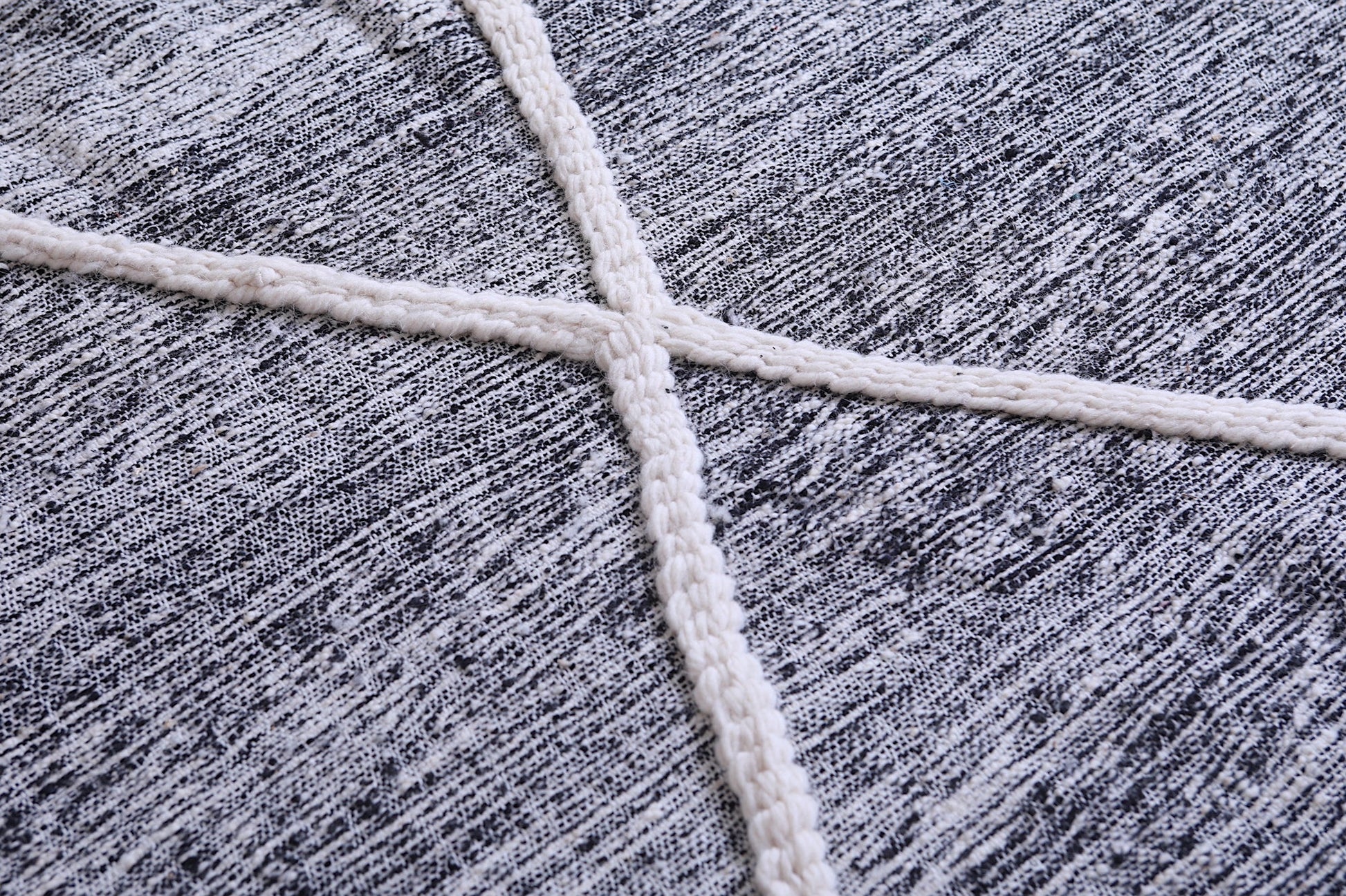 Handmade Beni Ourain carpet - Custom Berber Gray rug