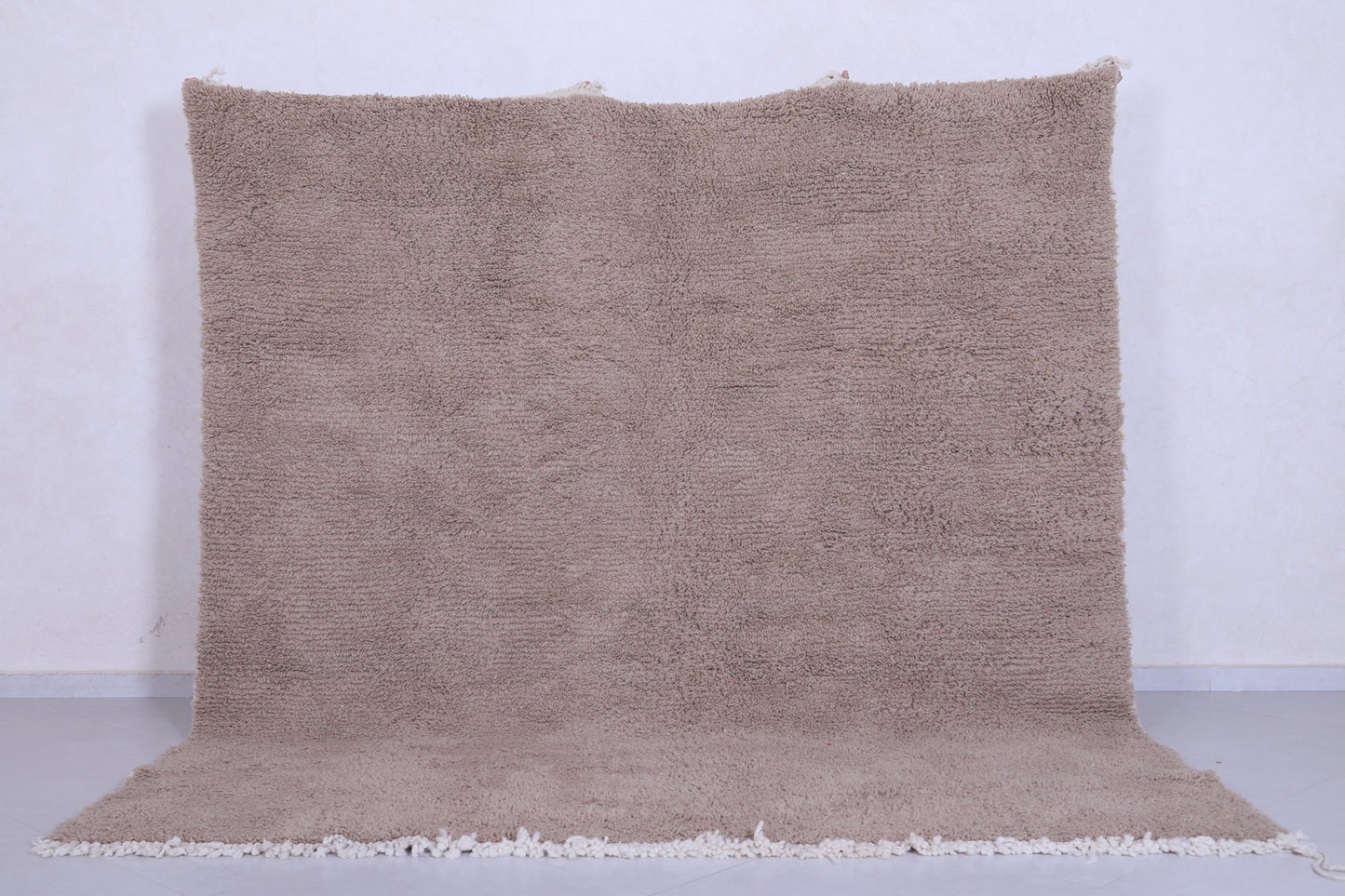 Brown solid carpet - Custom handmade shag rug