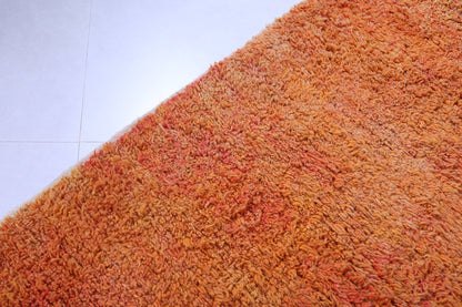 Berber handmade rug - Custom moroccan orange carpet