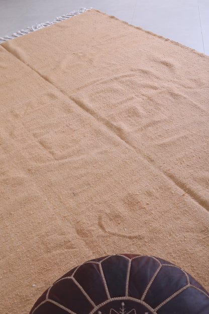 Moroccan solid carpet - Custom handmade rug