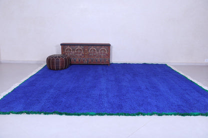Beni ourain moroccan bule rug, Handmade berber carpet - Custom Rug