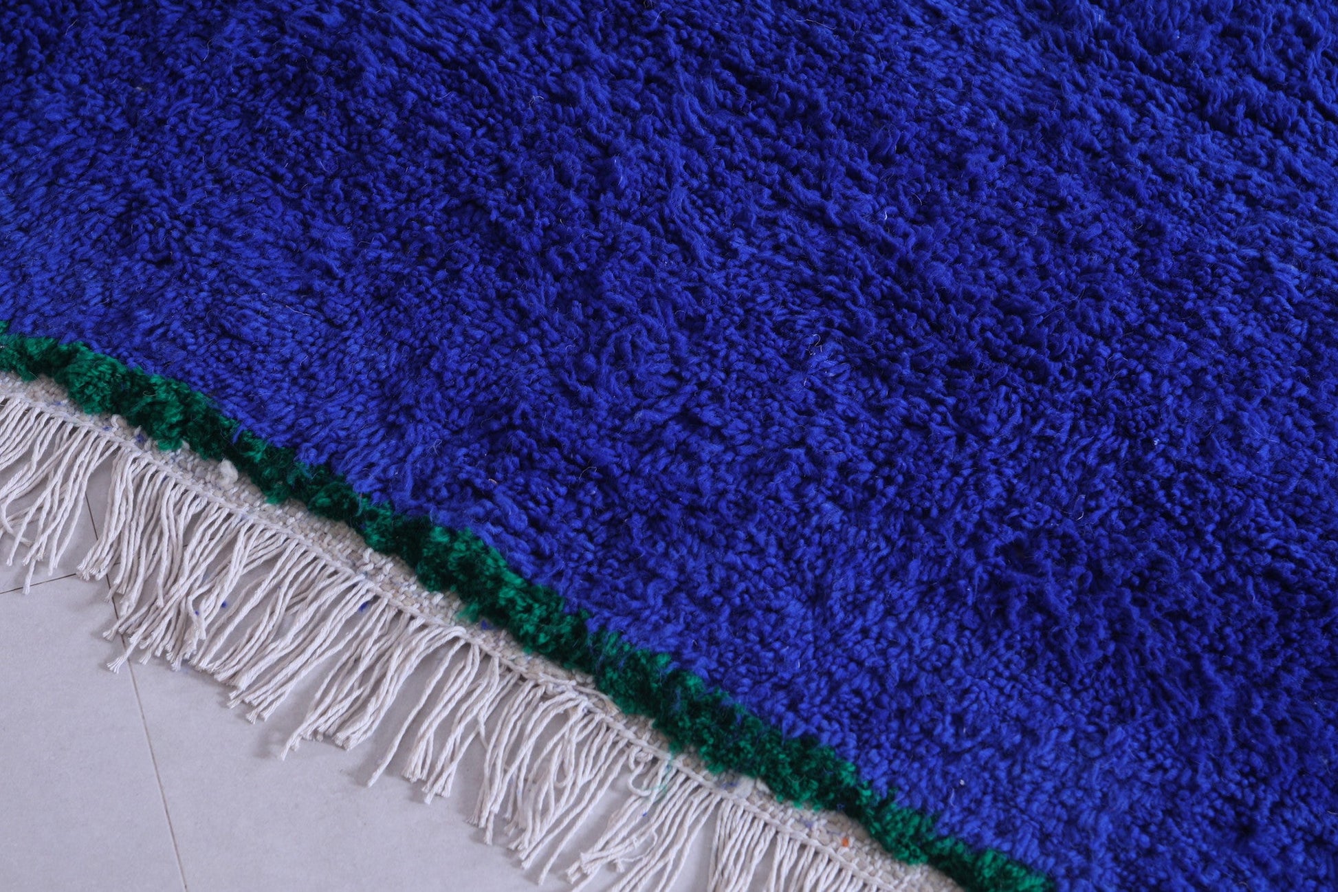 Beni ourain moroccan bule rug, Handmade berber carpet - Custom Rug