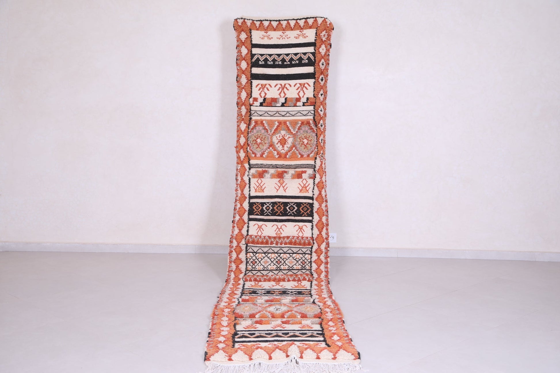 Entryway berber handmade rug, custom moroccan carpet