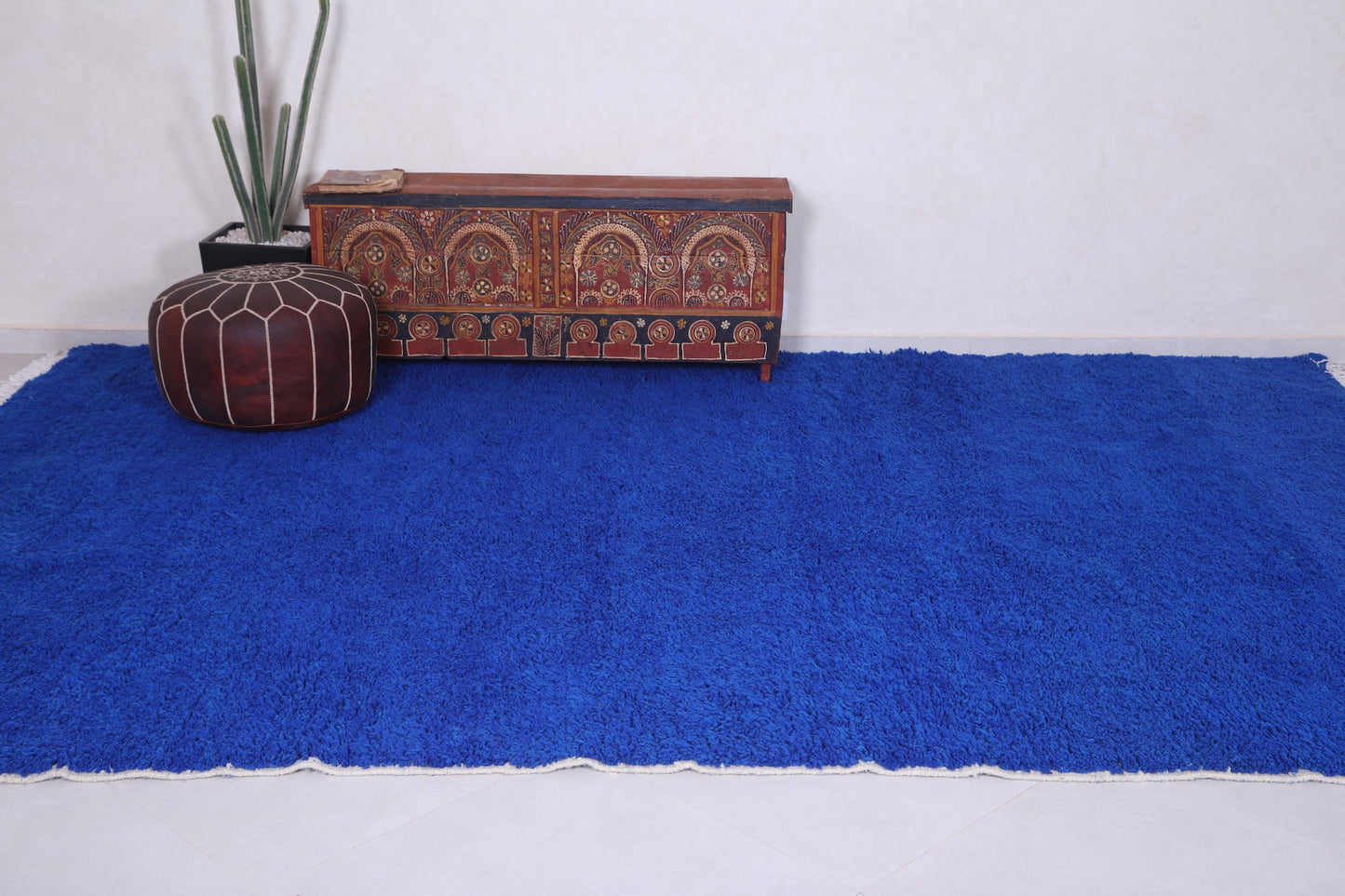 Custom berber moroccan rug, Handmade blue carpet