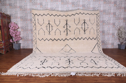 Custom Moroccan rug, Wool beni ourain berber carpet