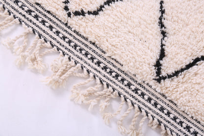 Moroccan handmade wool rug, Berber beni ourain rug - Custom Rug