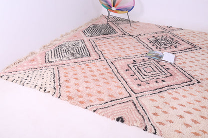 All wool moroccan berber rug, Azilal handmade rug - Custom Rug