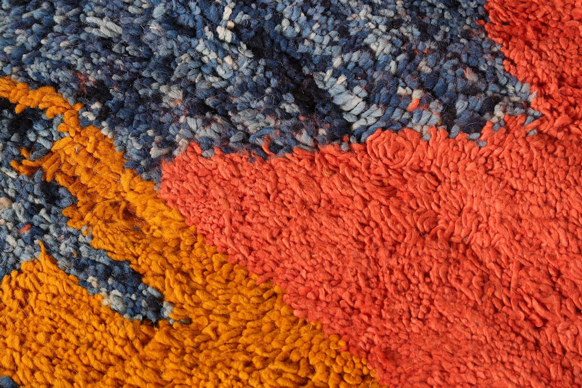 Custom berber Moroccan rug, Colorful handmade azilal carpet