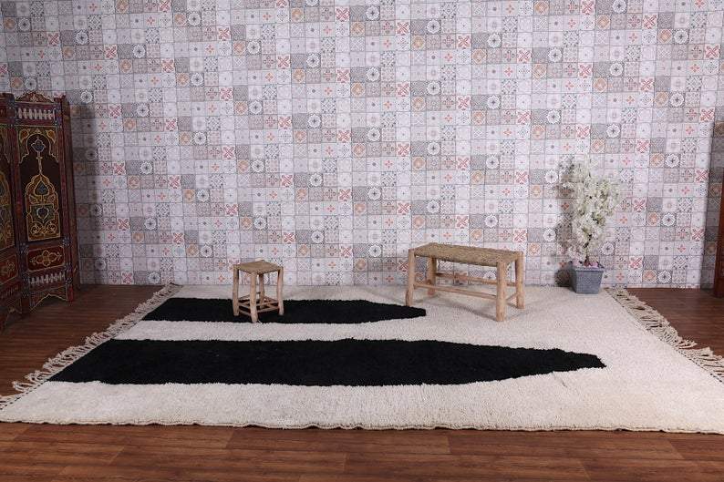 Custom moroccan beni ourain rug, moroccan berber carpet