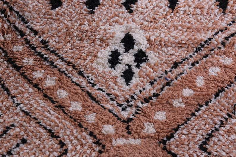 Custom moroccan carpet, Wool berber azilal rug